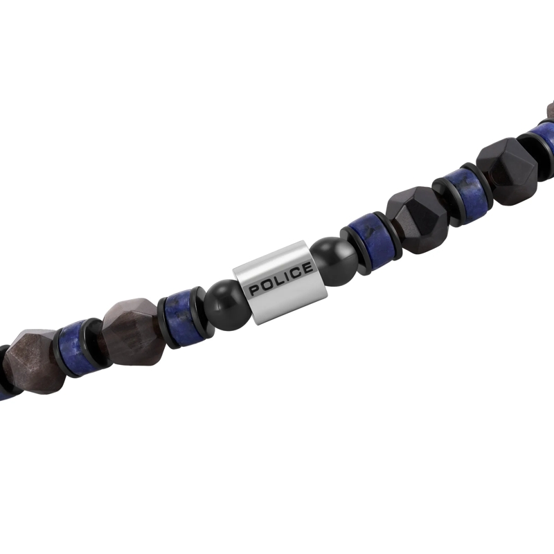 Police Armband Armband Rockcore- Herrenarmband- Farbe: braun- schwarz(Image 3)