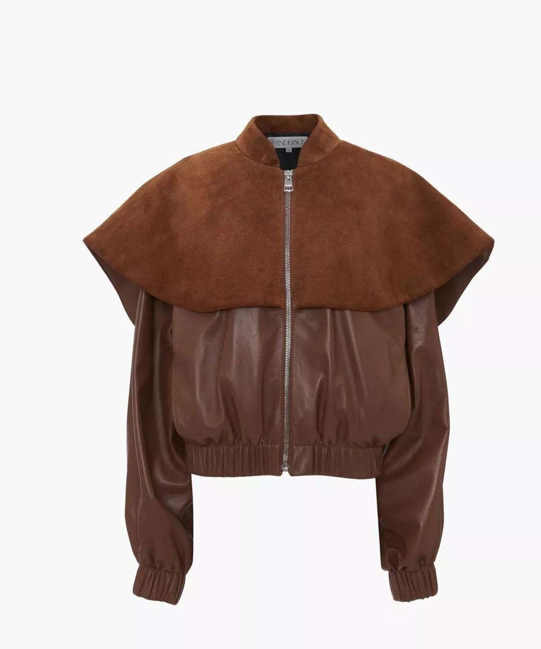 J.W.Anderson - JW ANDERSON Cognacbraune Lederjacke - Größe 38 - multi