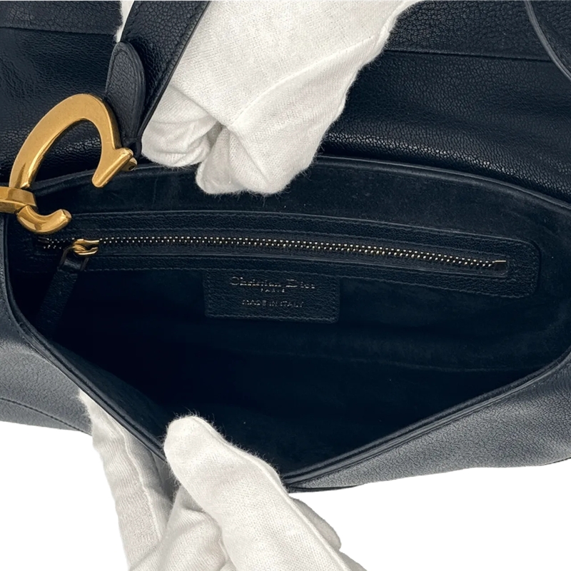 Christian Dior Schultertasche Dior Saddlebag - Black schwarz(Image 5)