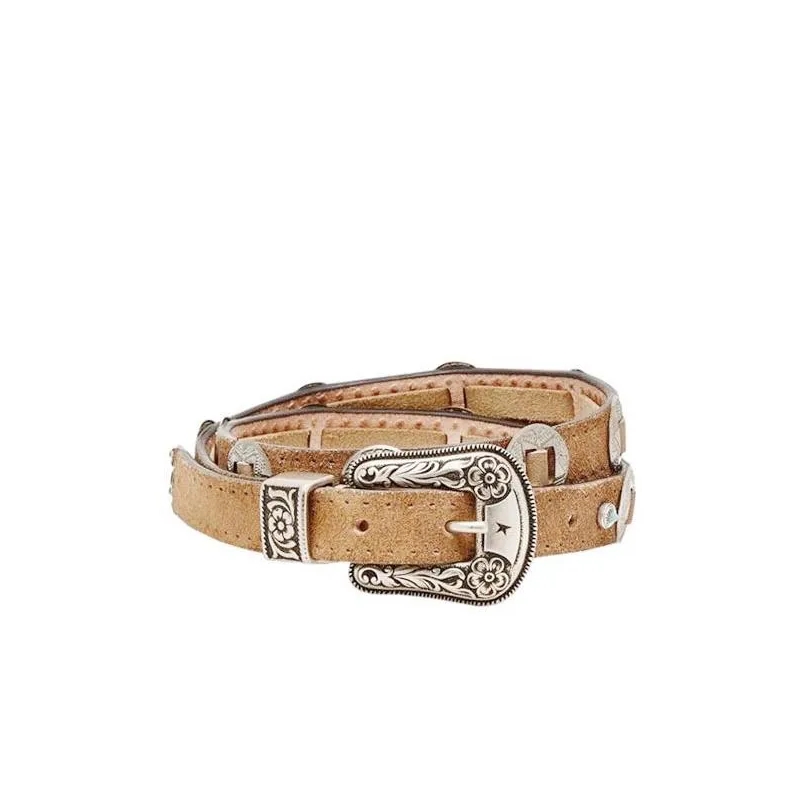 Golden Goose Gürtel Washed Nubuck Belt Brown