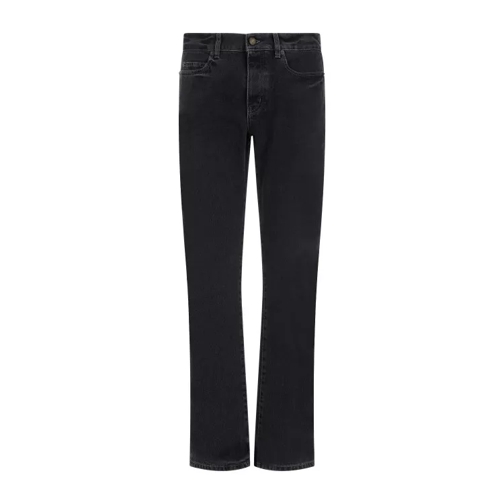 Saint Laurent Black Cotton Slim Fit O-Beryl Jeans Black 