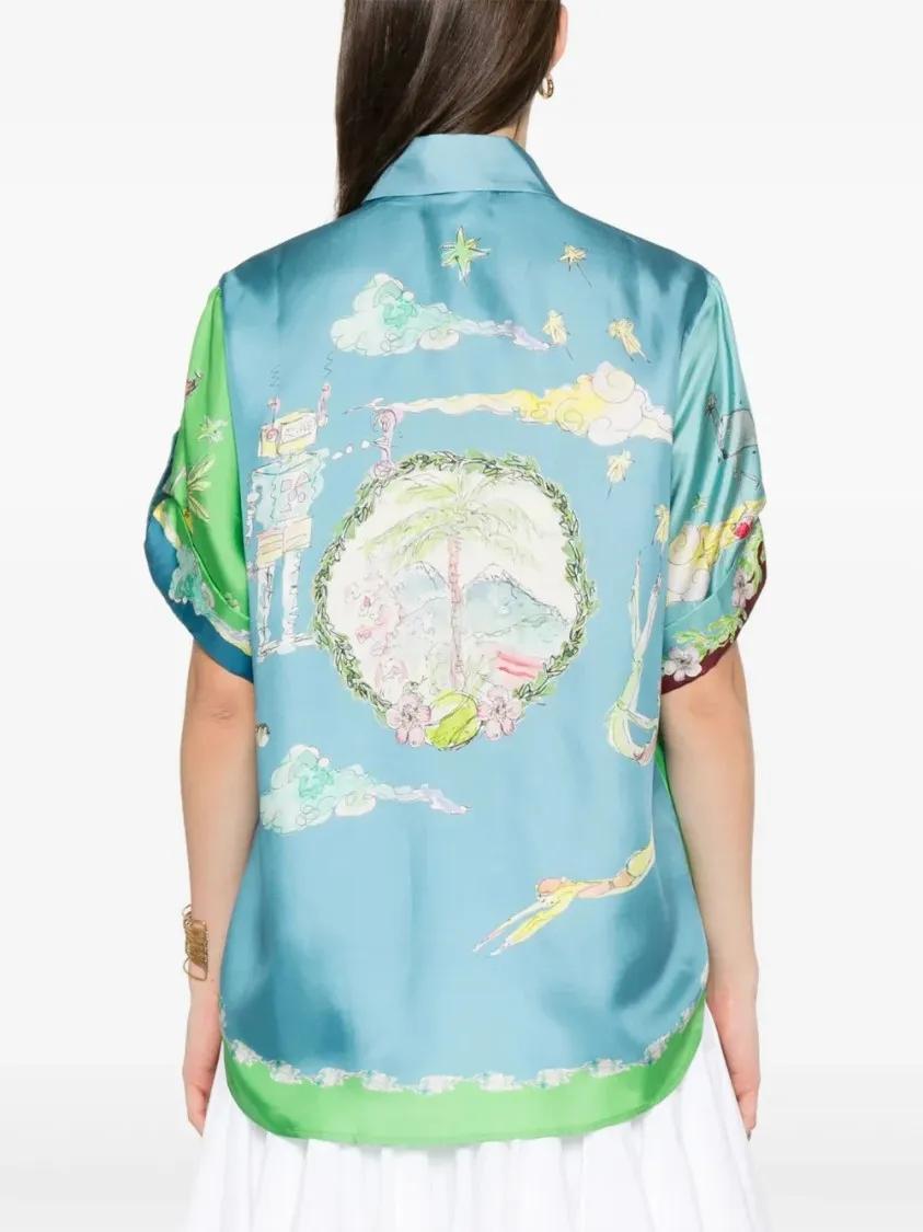 Tシャツ・カットソー Alemais Daria Shirt Alemais Daria Shirt Multicolor | T-shirt