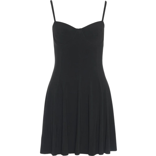 Norma Kamali Robes midi Mini dress schwarz