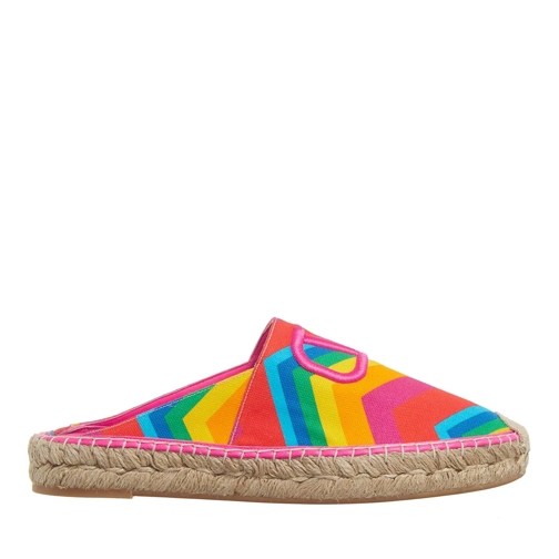 Valentino Garavani Mule Mule Espadrillas Canvas Multicolor / Pink