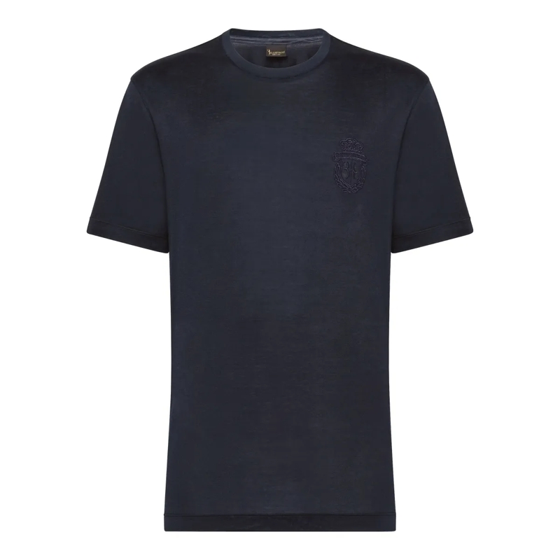 BILLIONAIRE T-Shirt T-Shirt Crest dunkel-blau