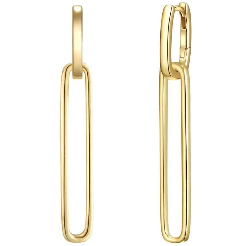 Glanzstücke München Ohrhänger Sterling Silber Creolen gold