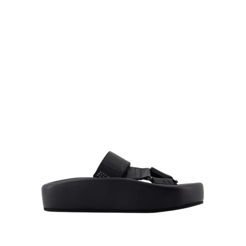 MM6 Maison Margiela Sandale Sandals - Leather - Black Black