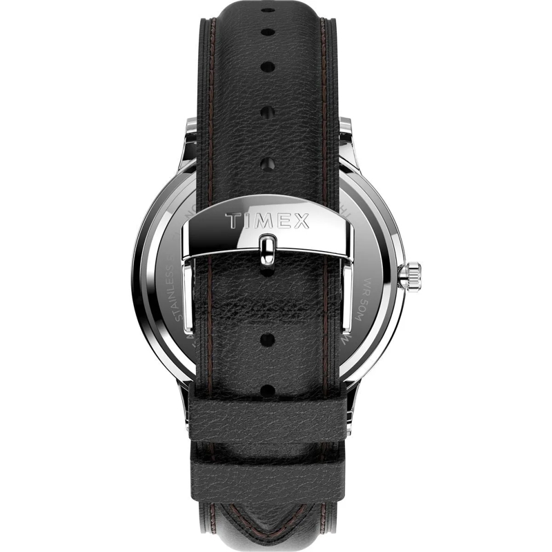 Timex Automatikuhr Analoge Uhr Waterbury Classic Day/Date weiss (Image 3)