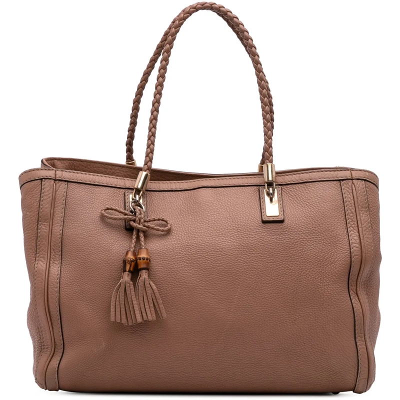 Gucci Shopper Medium Leather Bella Tote rose