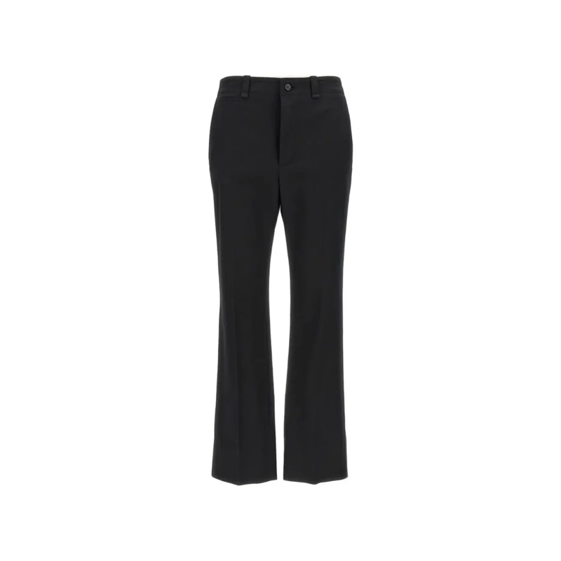 Saint Laurent  Black Cotton Pants Black