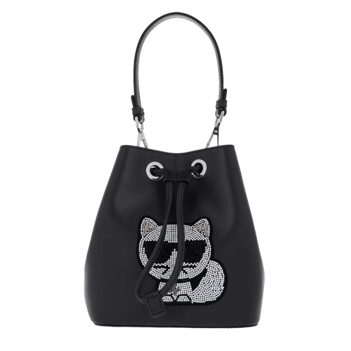 Karl Lagerfeld Choupette Bucket Bag Black Borsa a secchiello