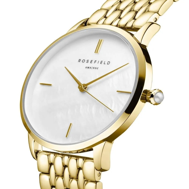 Rosefield Quarzuhr Damenuhr Pearl Edit gold(Image 3)