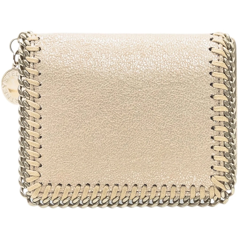 Stella McCartney Geldbörse Portafoglio Falabella gold