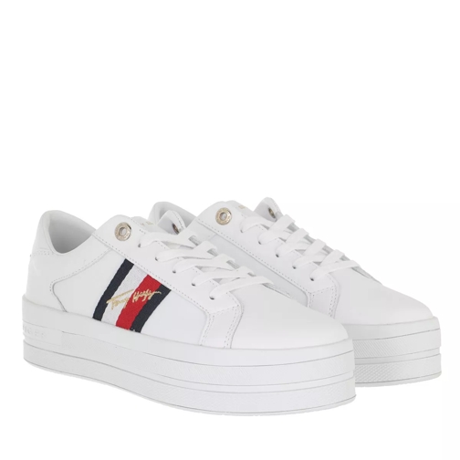 Tommy Hilfiger Signature Cupsole Sneaker White plateausneaker