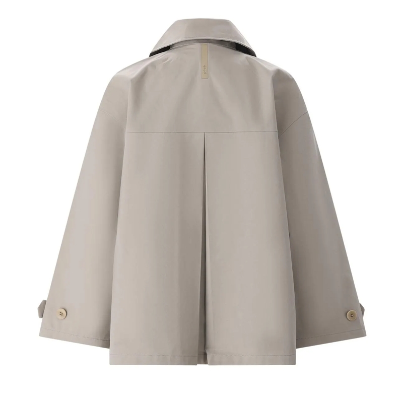 G-Lab Trenchcoat Kurzer Trenchcoat Smoke grau(Image 2)