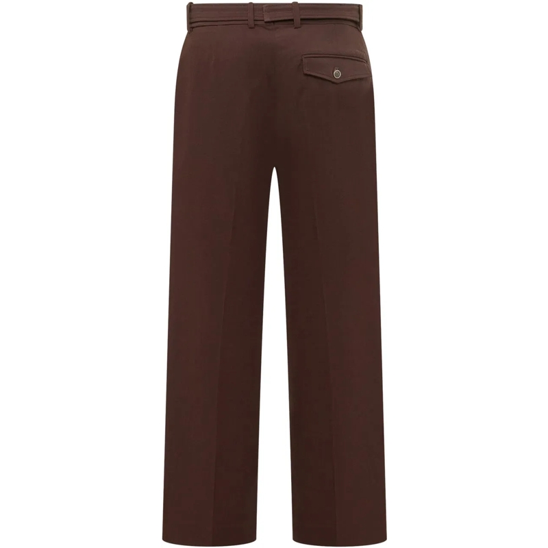Drôle De Monsieur  Pantalone Largo Marrone con Cintura braun(Image 2)