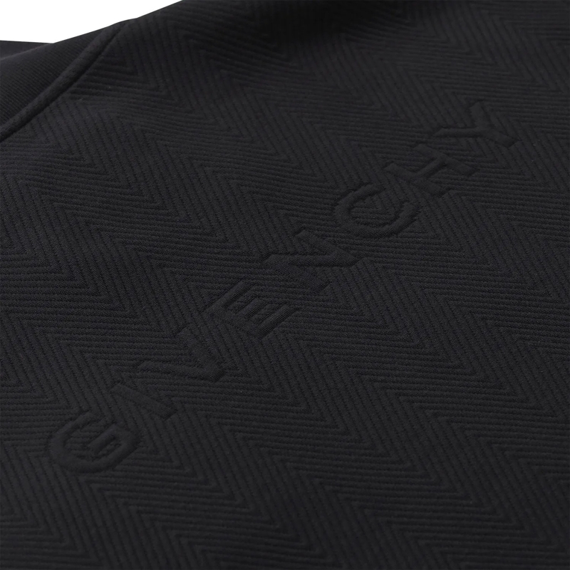 Givenchy Strickjacke Sweatjacke mit Fischgrätenmuster schwarz(Image 5)