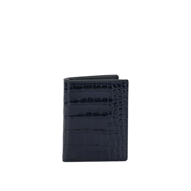 Tom Ford Geldbörse "Exotic Line" Folding Card Holder Blue