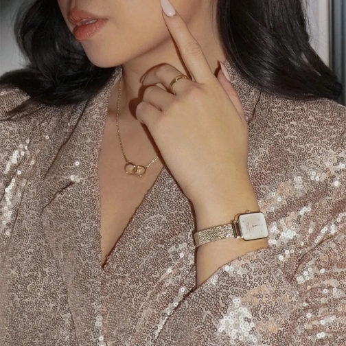 Daniel Wellington Collier moyen Elan Unity Lumine Kette Gold (Image 2)