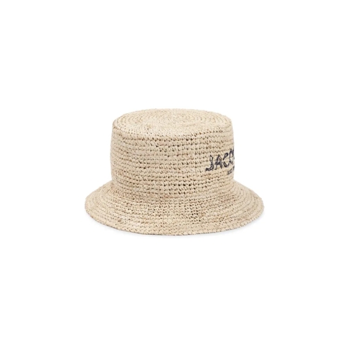 Jacquemus Hoed Le Bob Pesco Natural Raffia Hat Neutrals