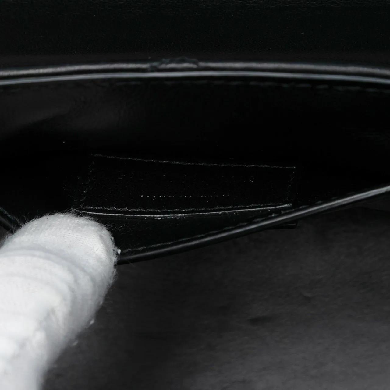 Thumbnail - Saint Laurent Hobo Bags - Quilted Lambskin Monogram June Box Bag - Gr. unisize - in Schwarz - für Damen