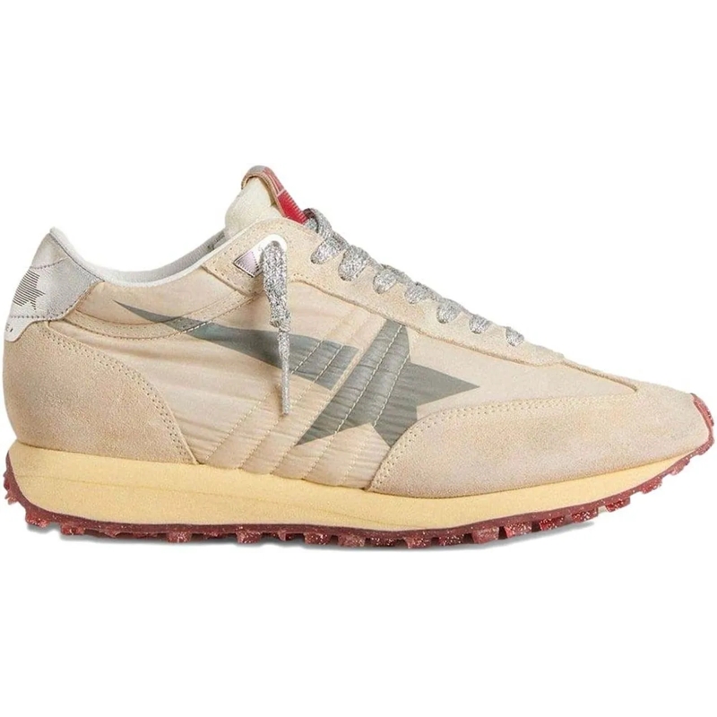 Golden Goose Low-Top-Sneaker Sneakers Beigesilver silber