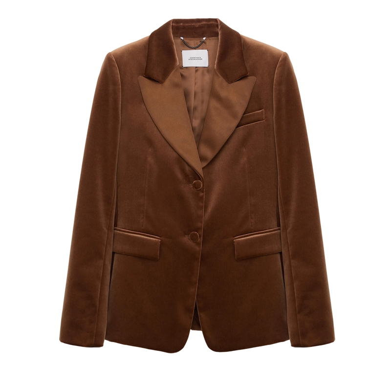 Dorothee Schumacher Übergangsjacke ELEGANCE SOFTNESS jacket terra