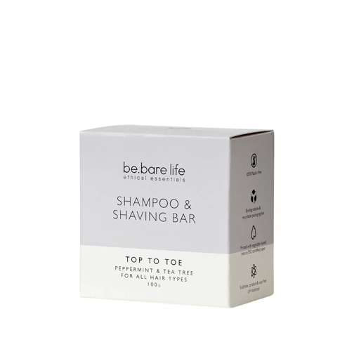 be.bare life Top To Toe Shampoo & Shaving Bar Shampoo