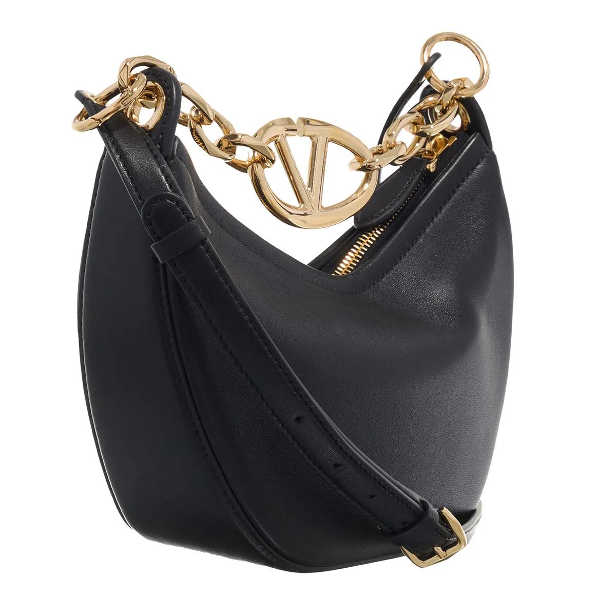 Valentino Garavani Hobo bags VLogo Moon Mini Hobo Bag in zwart