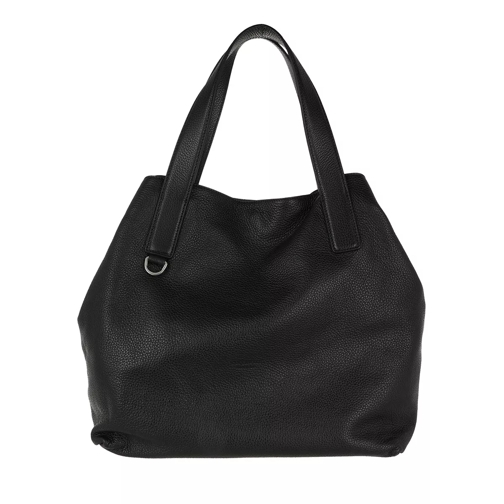 Coccinelle Mila Handbag Grainy Leather Noir Sac à provisions