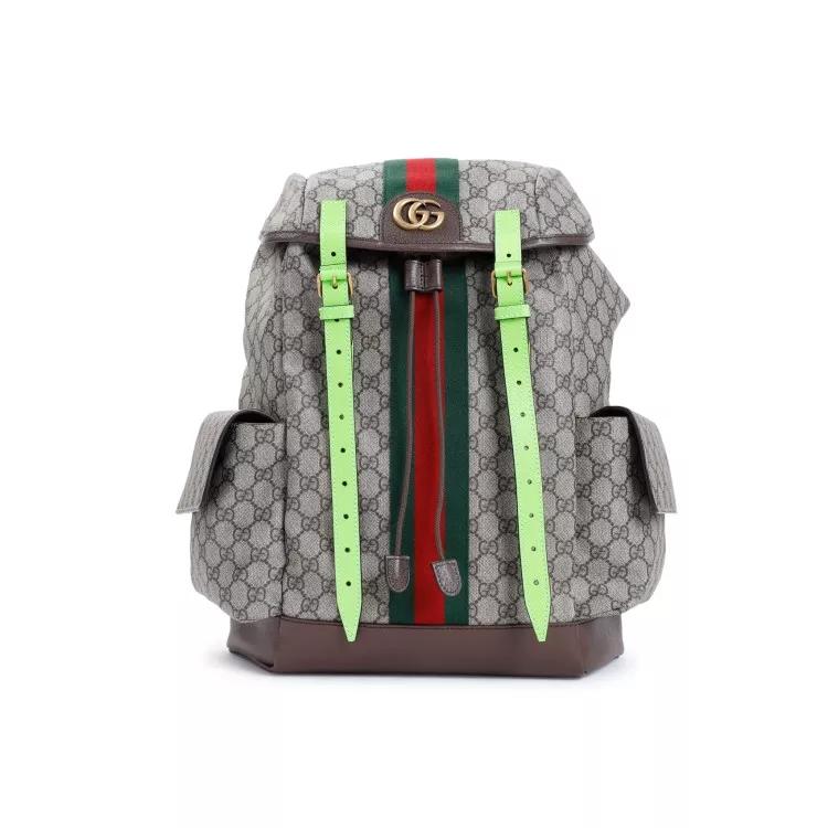 Gucci Rucksäcke - Polyurethane Backpack - Gr. unisize - in Grau - für Damen