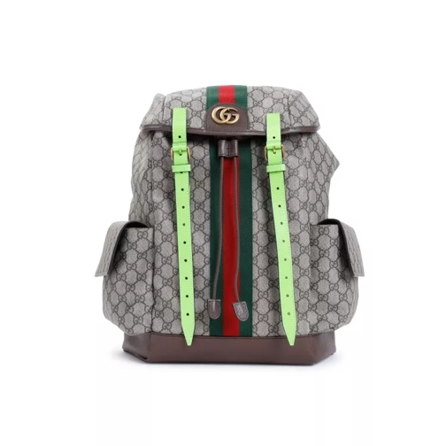 Gucci Rucksack Polyurethane Backpack Grey