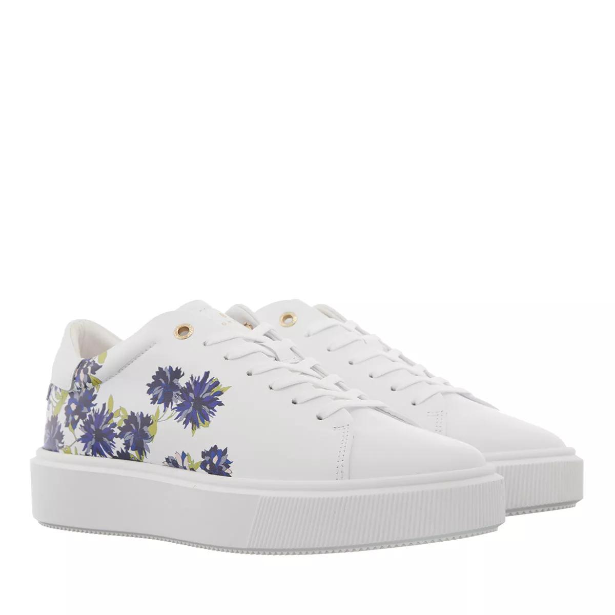 Ted baker white leather trainers with hot sale floral sole