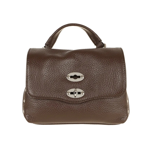 Zanellato Schultertasche Brown Postina Daily Giorno Baby Shoulder Bag Brown