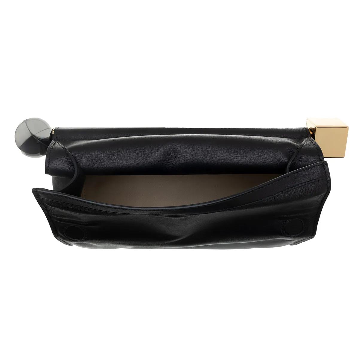 Jacquemus Clutches The Pochette Round Carre in zwart
