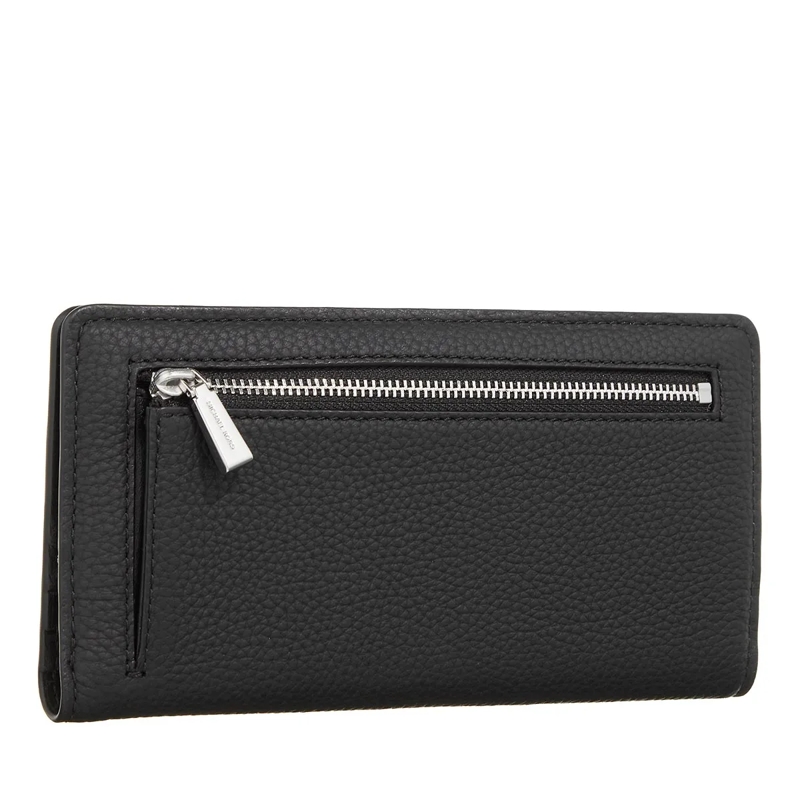 MICHAEL Michael Kors Bi-Fold-Portemonnaie Lg Slim Snap Wallet Black (Image 3)