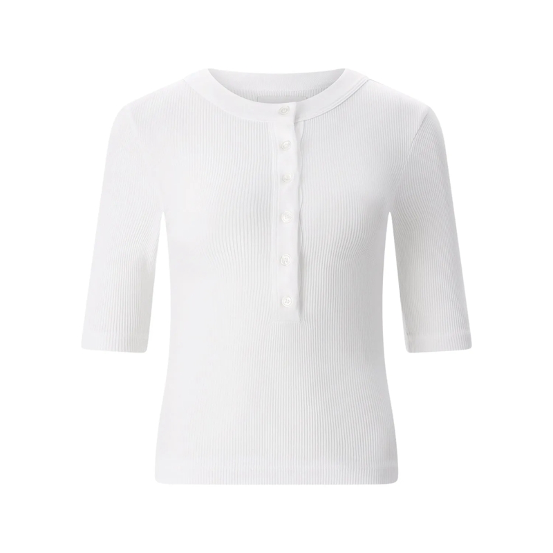 Citizens Of Humanity T-Shirt Geripptes T-Shirt weiß