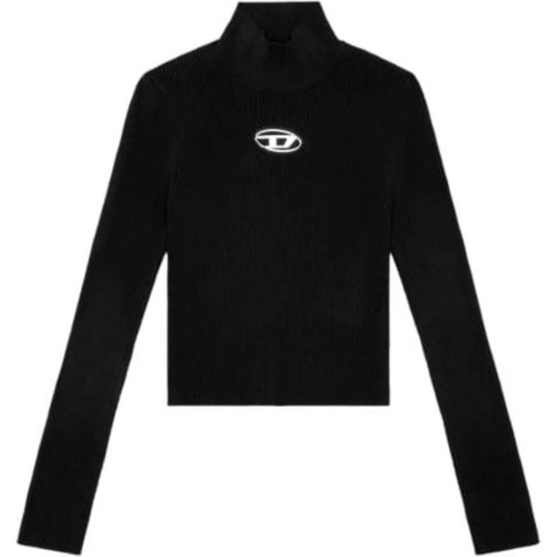 Diesel T-Shirt M Valari Top Black schwarz