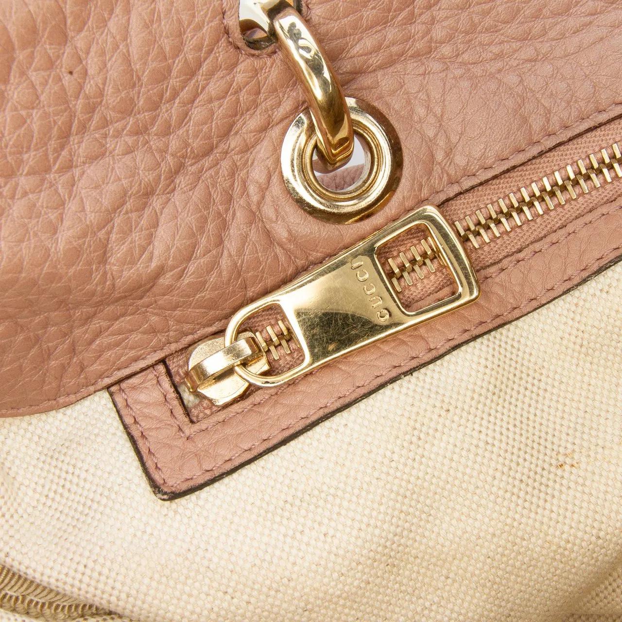 Thumbnail - Gucci Hobo Bags - 2016-2024 Calfskin Bamboo Shopper Boston Bag - Gr. unisize - in Gold - für Damen