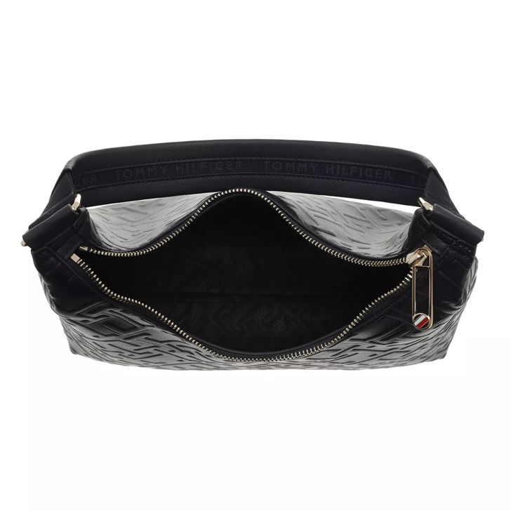 Tommy Hilfiger Iconic Tommy Shoulder Bag Mono Space Blue | Hobo Bag