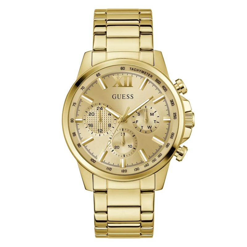 Guess Quarzuhr Quarz-Analoguhr Walker gold