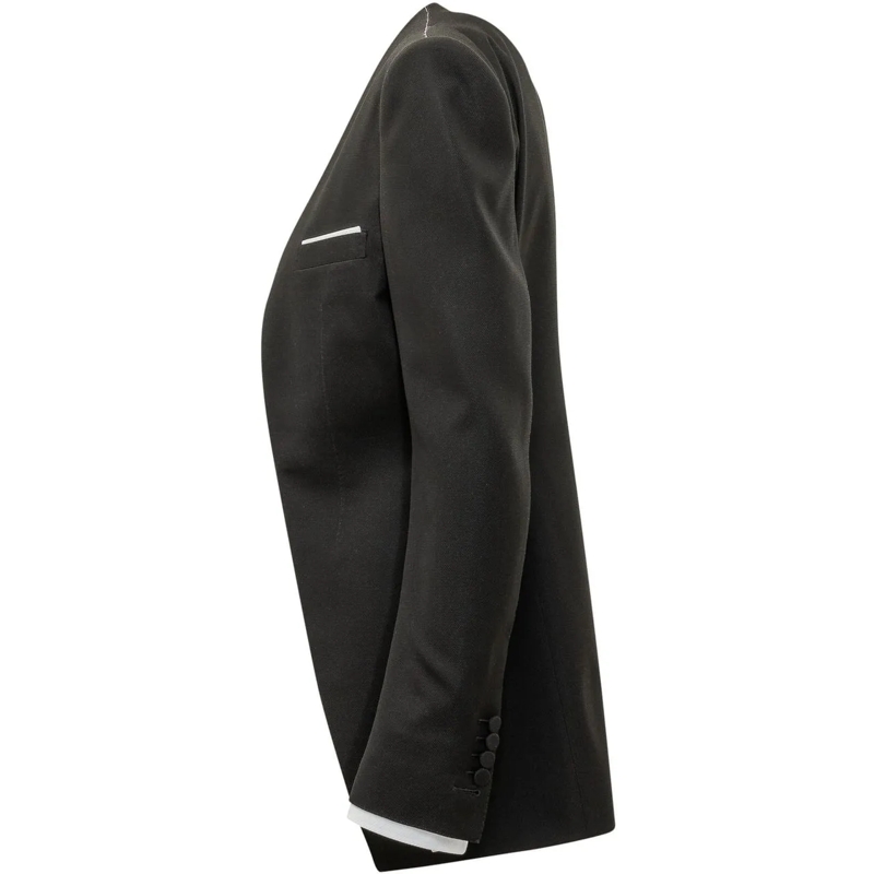 Tom Ford Blazer Giacca con Scollo Profondo schwarz(Image 3)