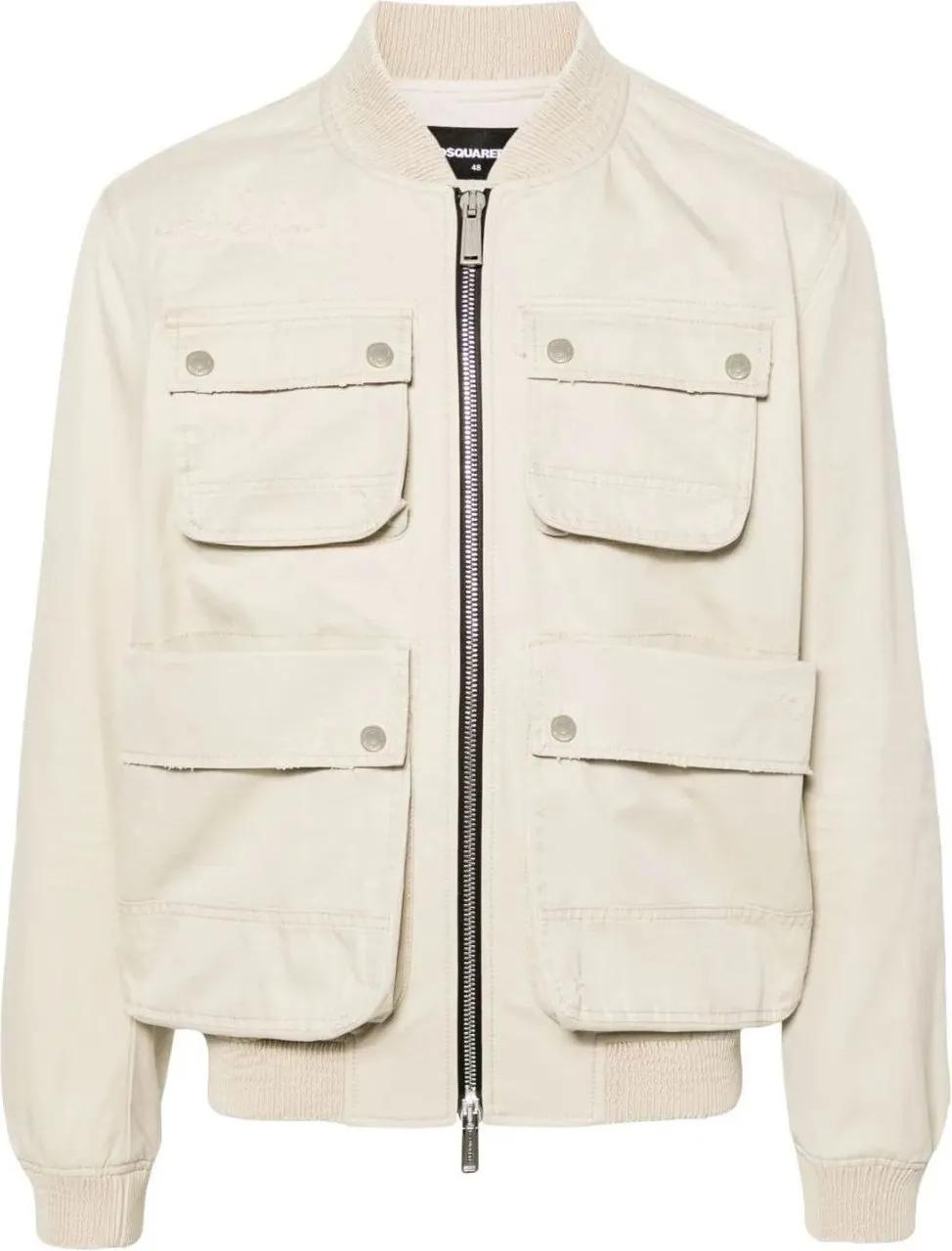 Thumbnail - Dsquared2 - Beige jas - Größe IT 46 - beige