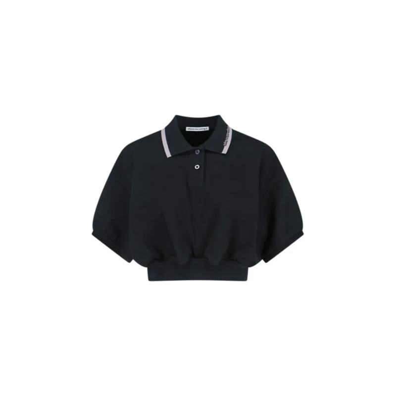 Alexander Wang T-shirt Logo Polo – Black Black
