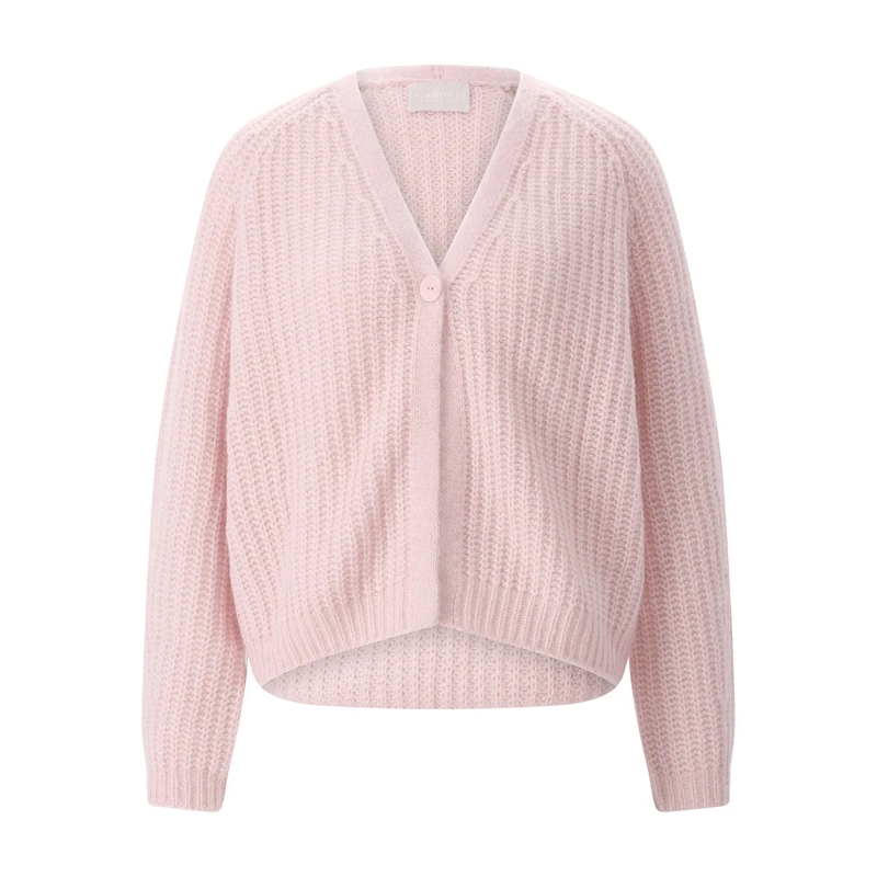 Hemisphere Strickjacke Cardigan aus Kaschmir & Baumwolle pink