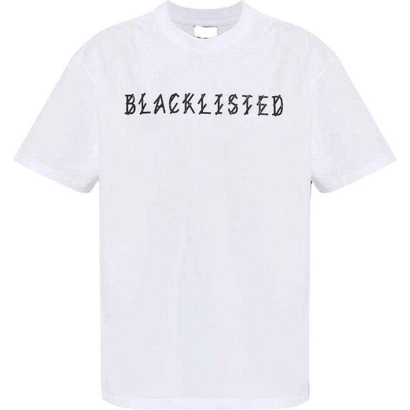 44 Label Group T-Shirt T-shirt met zwarte lijst, wit weiß