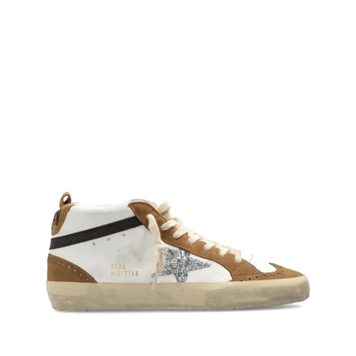 Golden Goose Mid Star Classic Trainers Brown lage-top sneaker