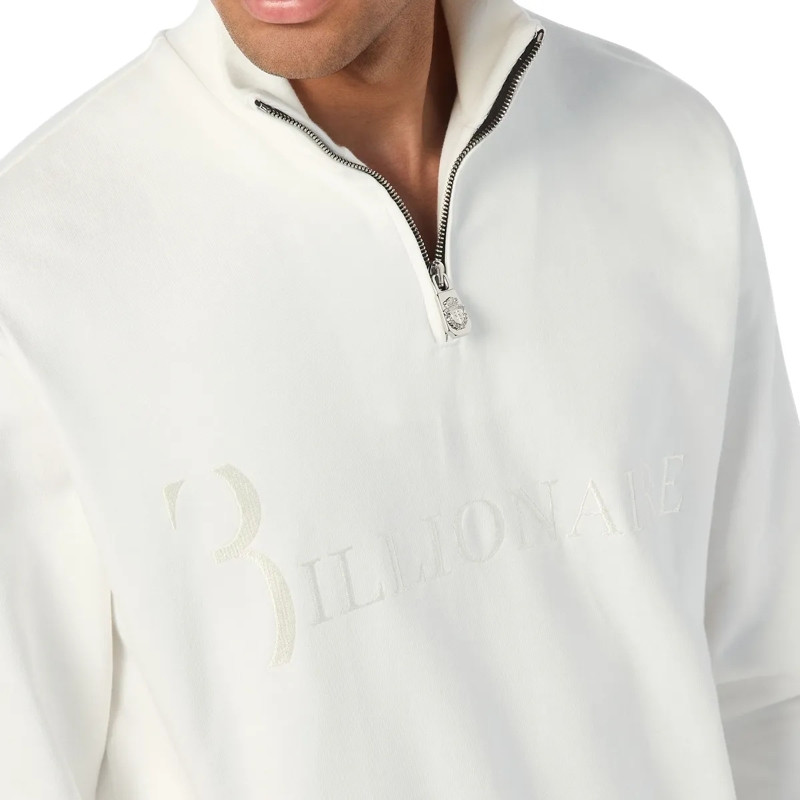 BILLIONAIRE Daunenjacke Jogging-Jacke Logo weiss(Image 5)