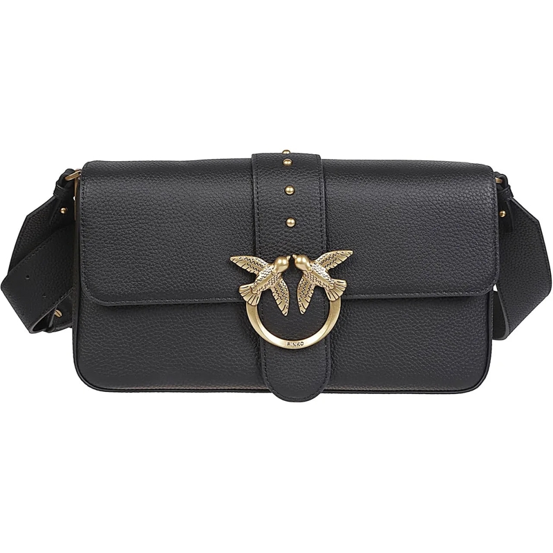 Pinko Fourre-tout Love One Slouchy Classic Bag Black schwarz