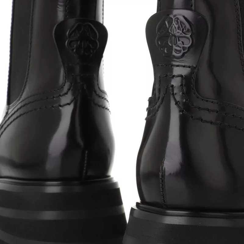 Alexander McQueen Chelsea Boots Wander Chelsea Boots Leather Black(Image 3)